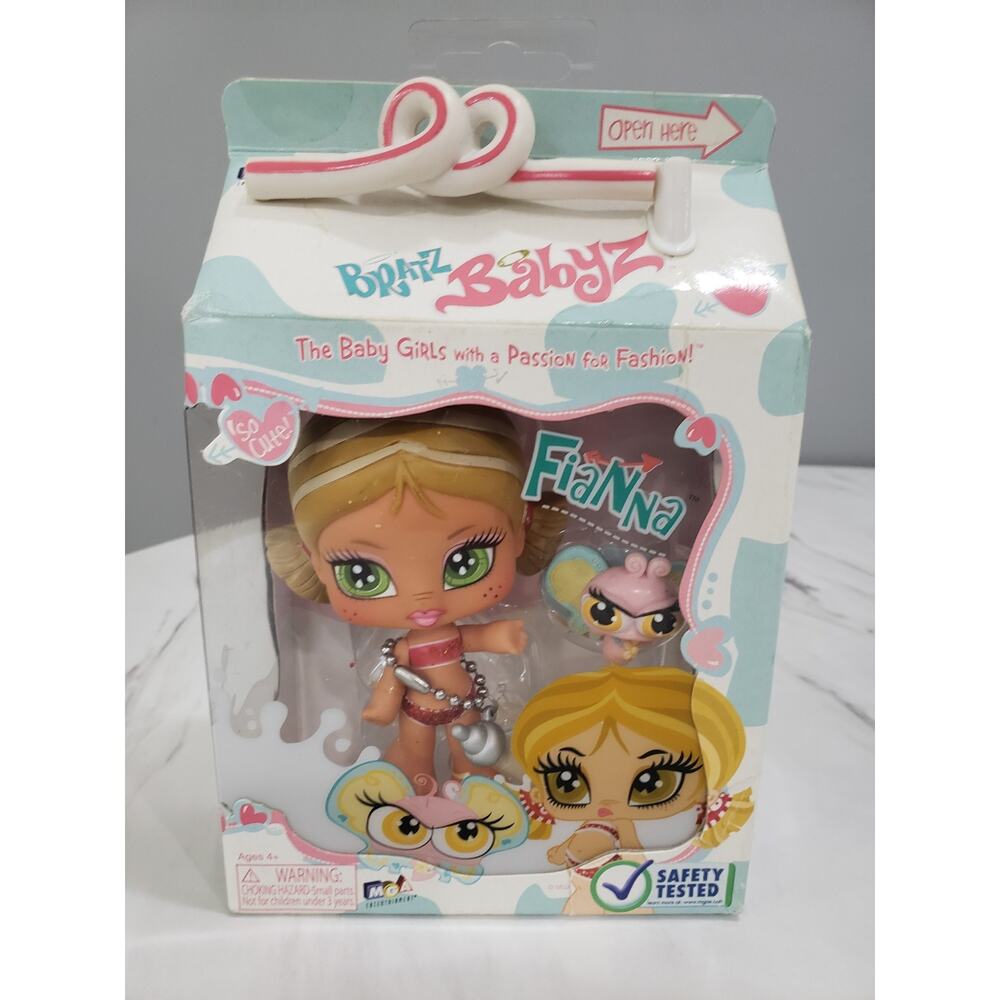 NEW Bratz Babyz Milk Carton Fianna NIB Baby Pet Butterfly